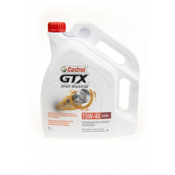 Castrol GTX 15w40 A3/B3 (voorheen High Mileage) 5L